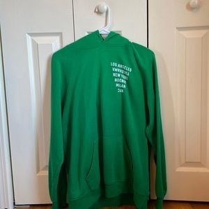 Forever 21 Retro Style Green Hoodie